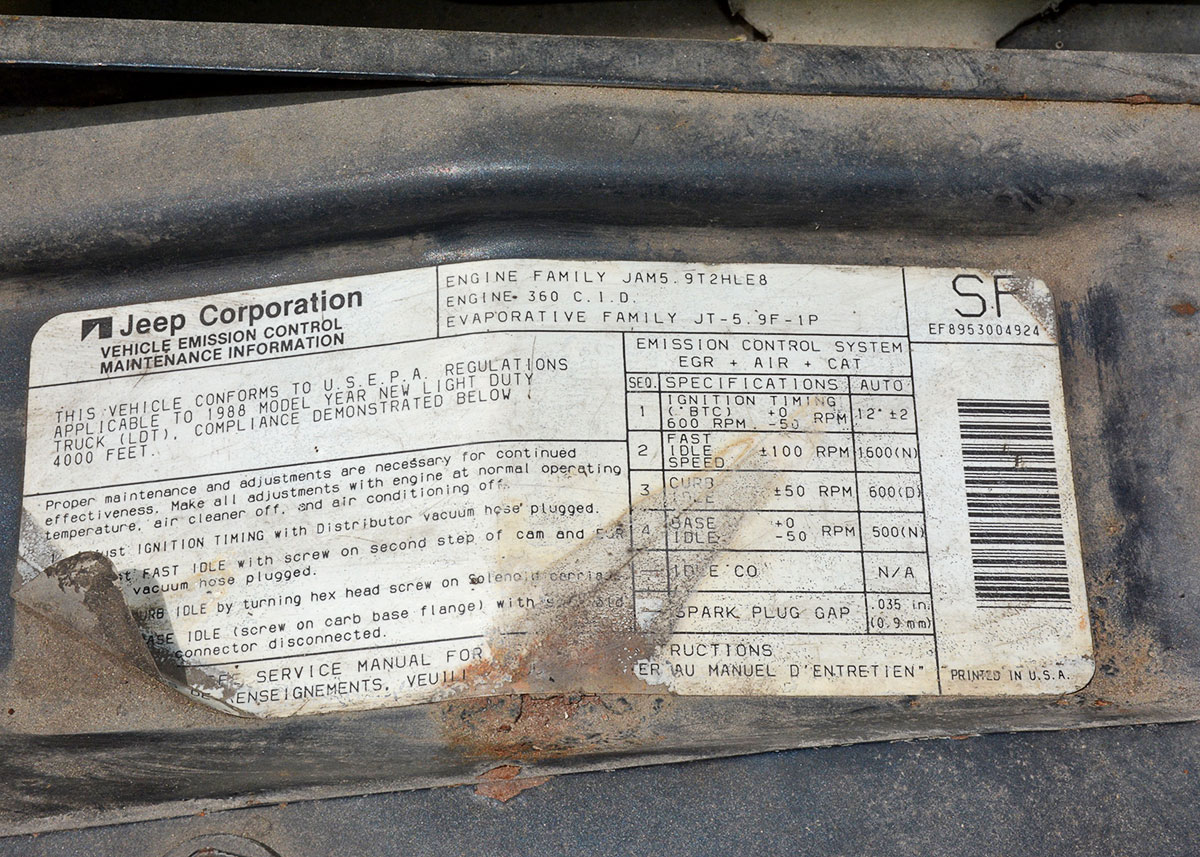 1988 Jeep Grand Wagoneer