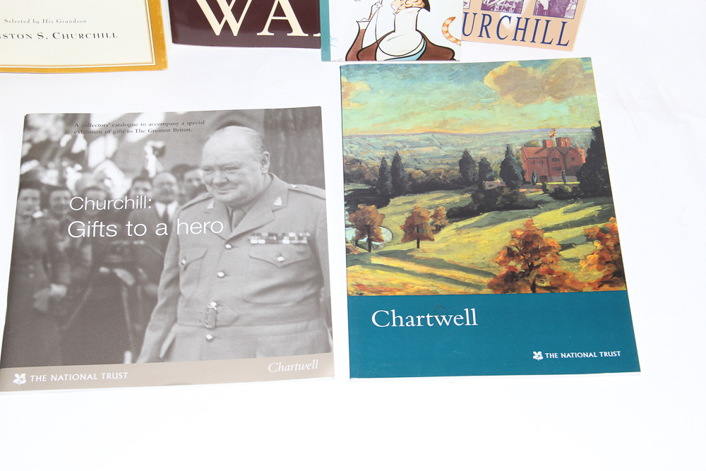 Eclectic Book Collection Featuring Sir Winston Churchill
