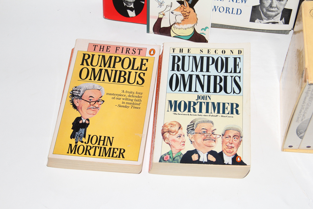 Eclectic Book Collection Featuring Sir Winston Churchill