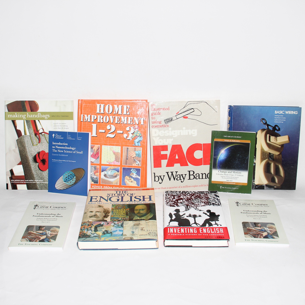 Collection of Instructional and How-To Books on a Variety of Subjects