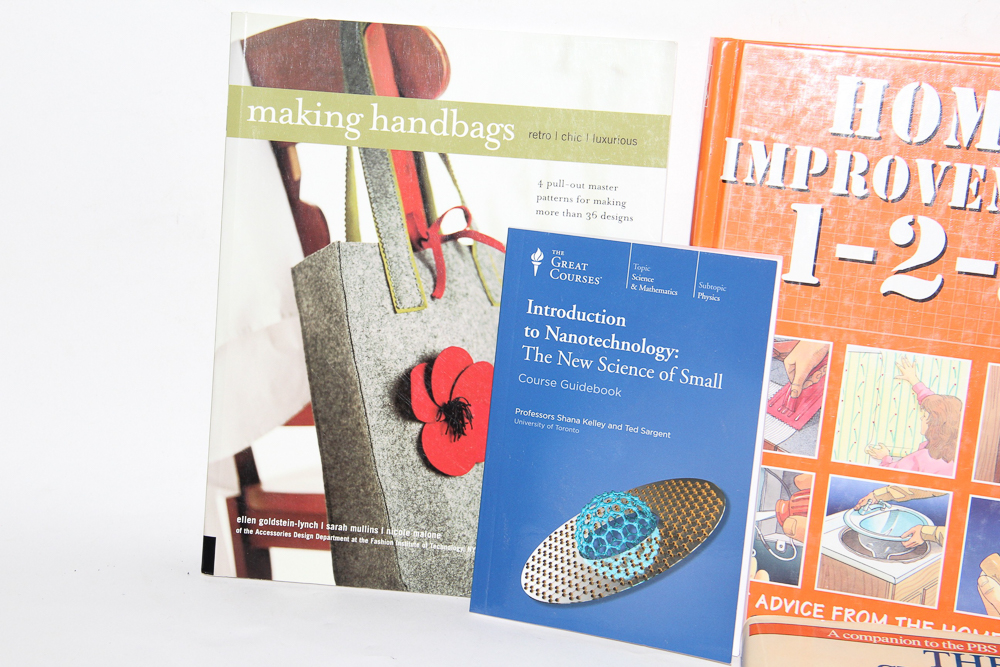 Collection of Instructional and How-To Books on a Variety of Subjects