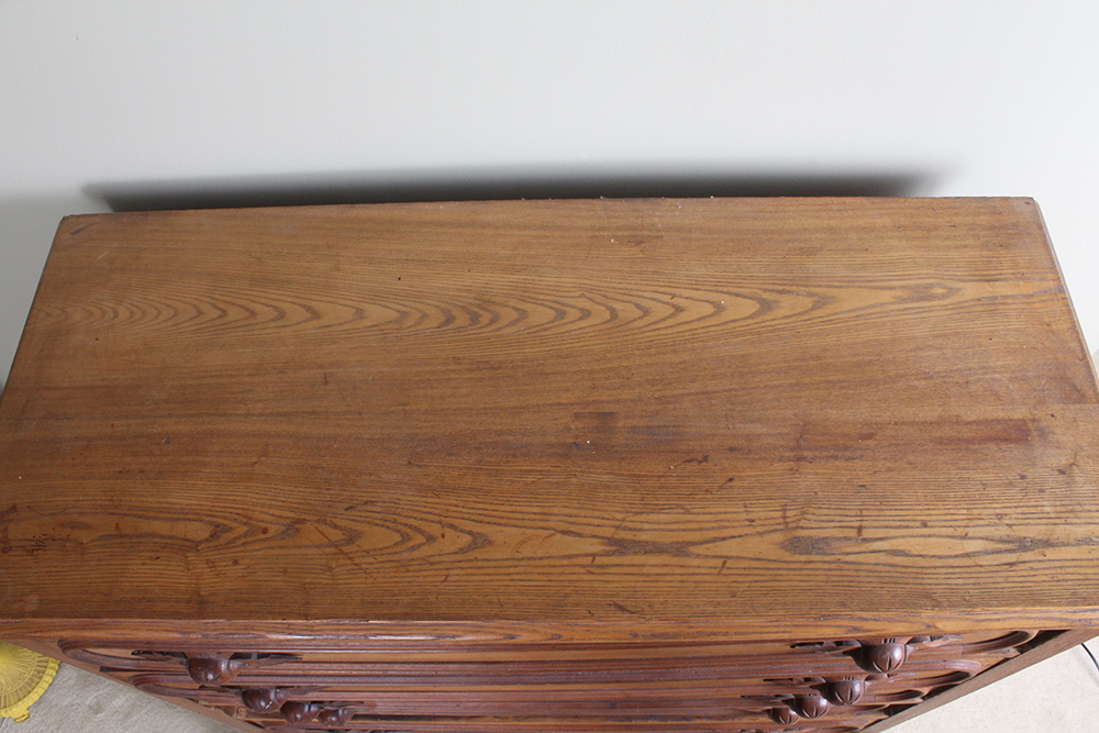 Victorian Eastlake Oak Dresser