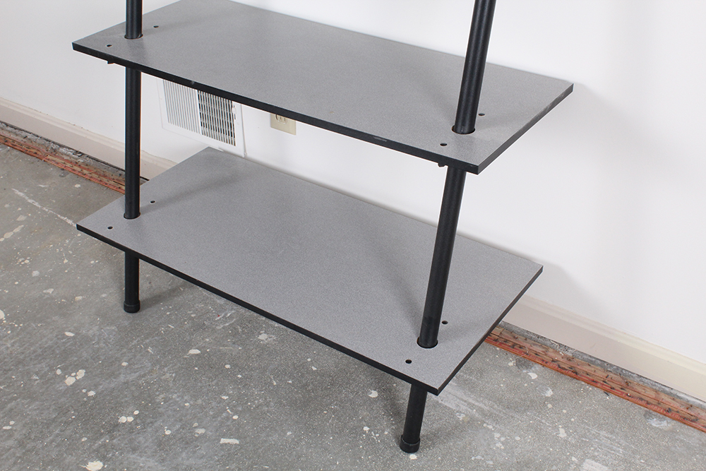 Leaning Bookcase with Graduated Shelves