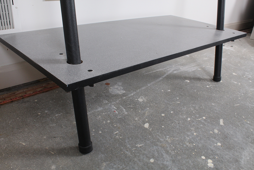 Leaning Bookcase with Graduated Shelves