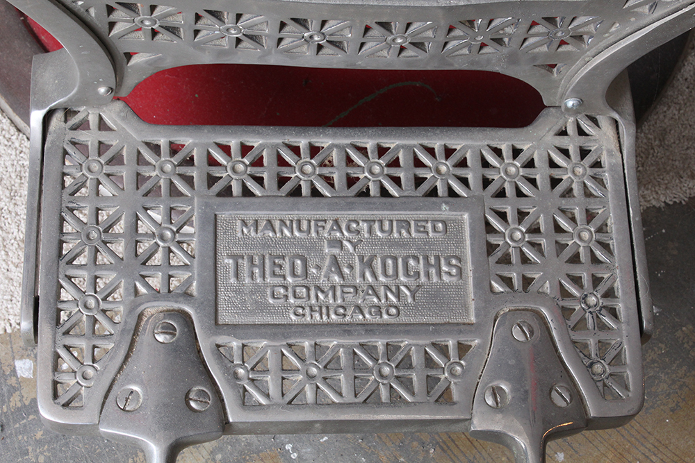 Vintage Theo-A-Kochs Barber Chair