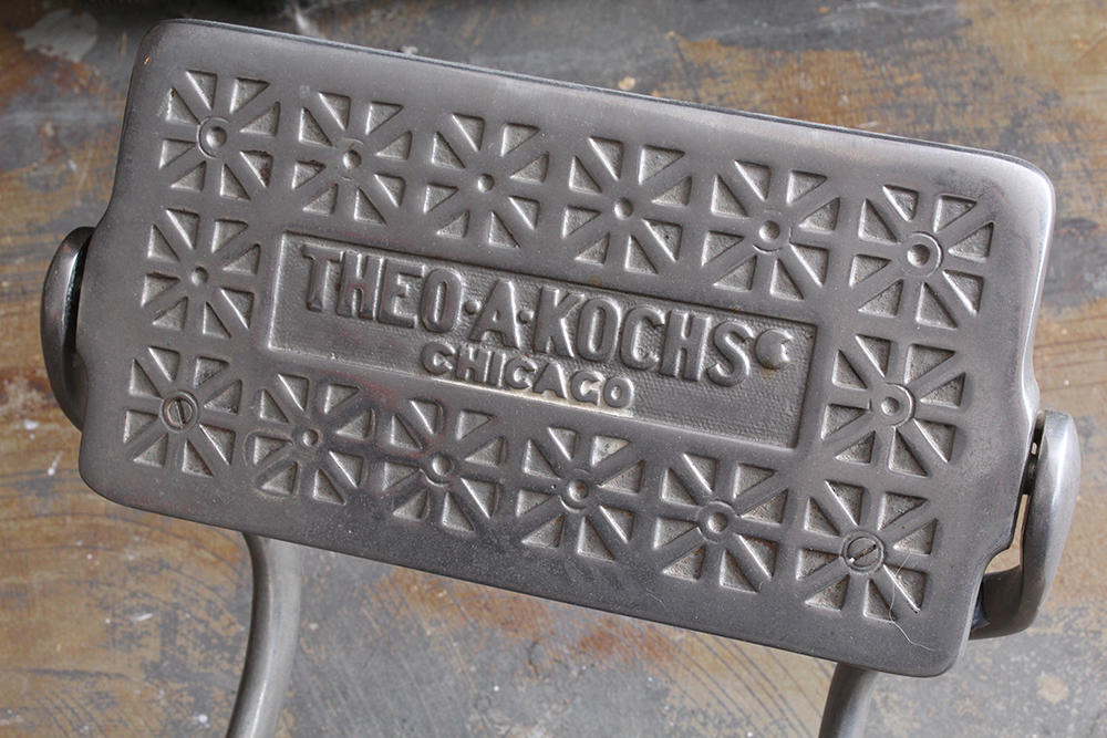 Vintage Theo-A-Kochs Barber Chair