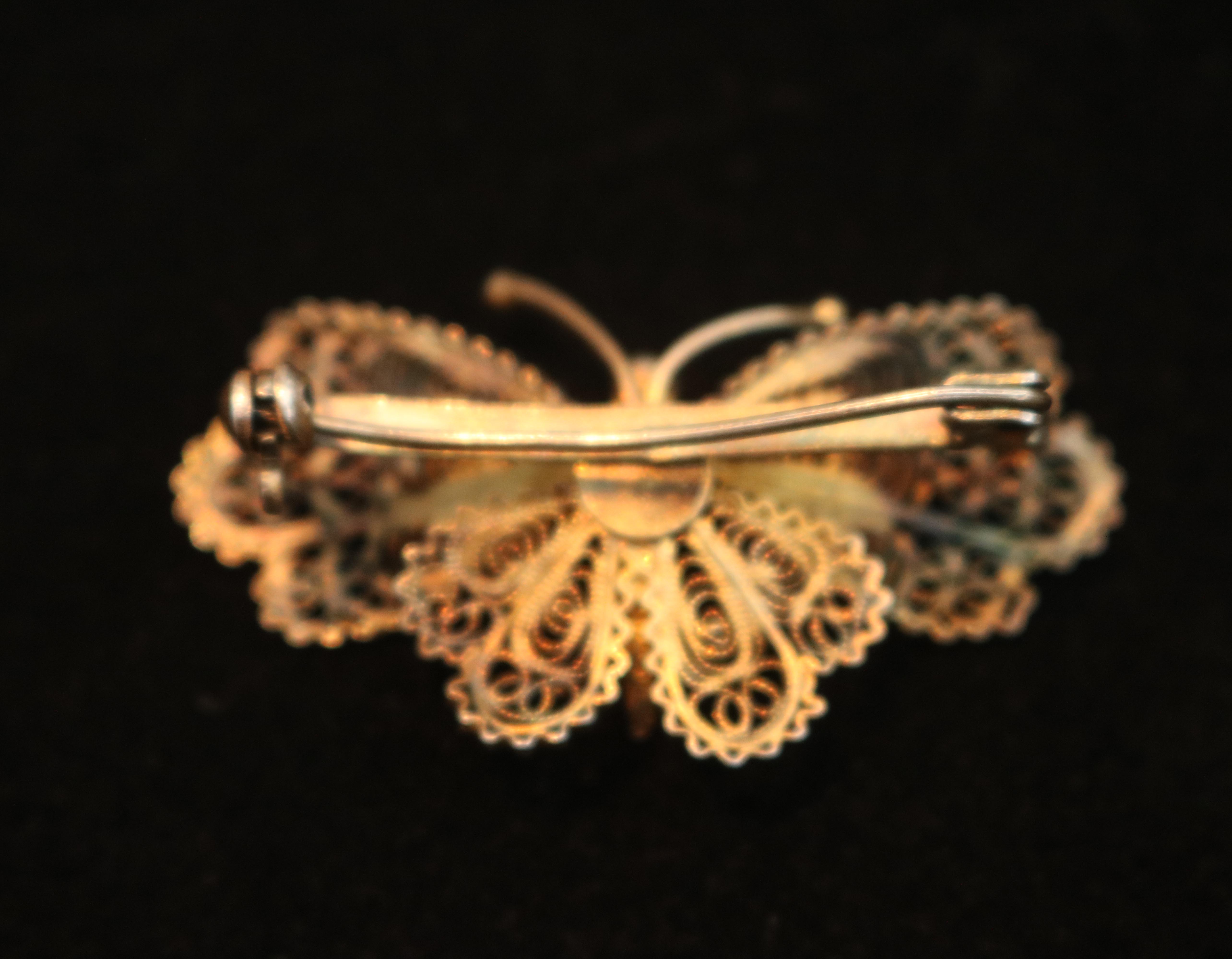 Pair of Sterling Silver Pins