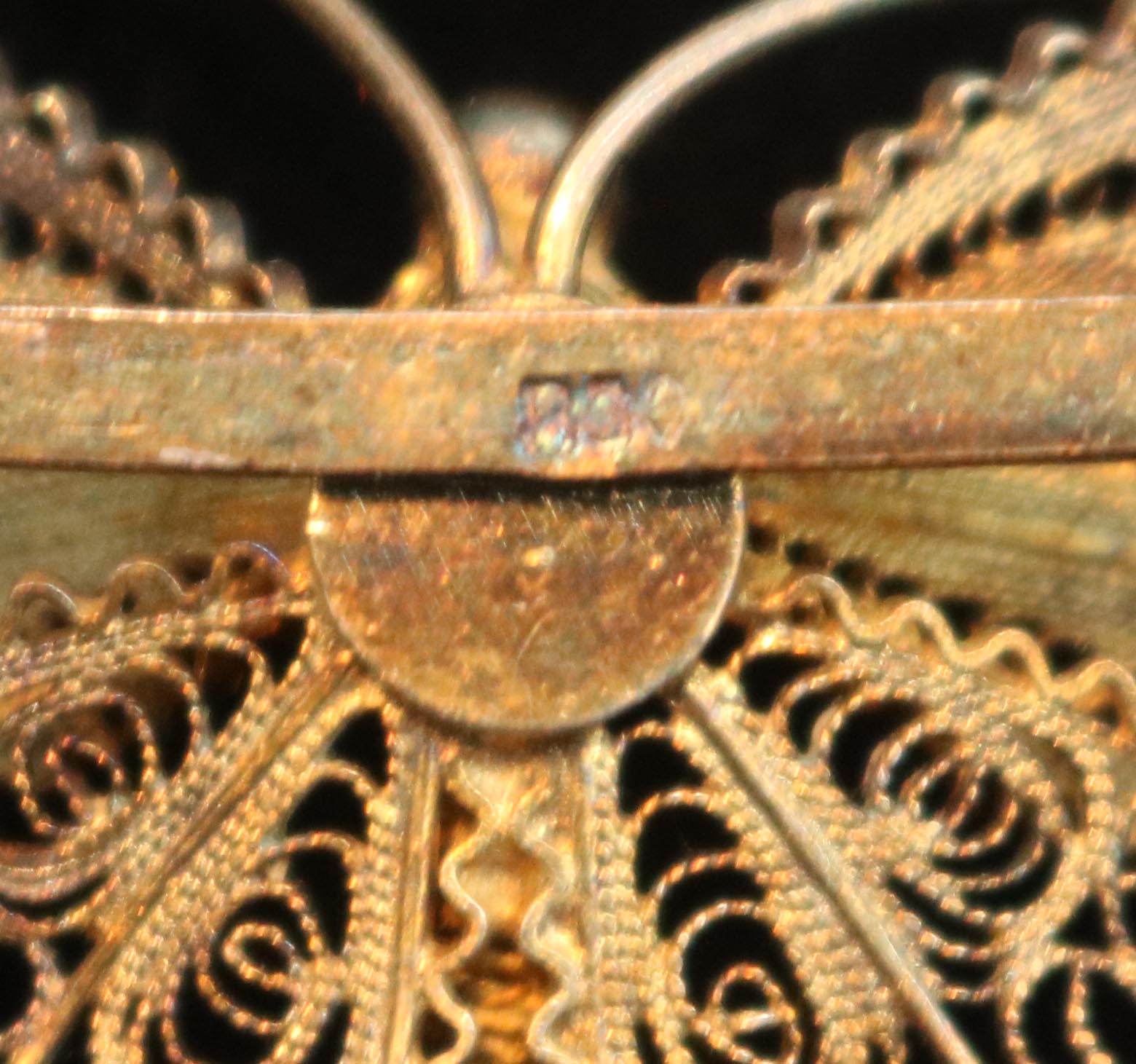 Pair of Sterling Silver Pins