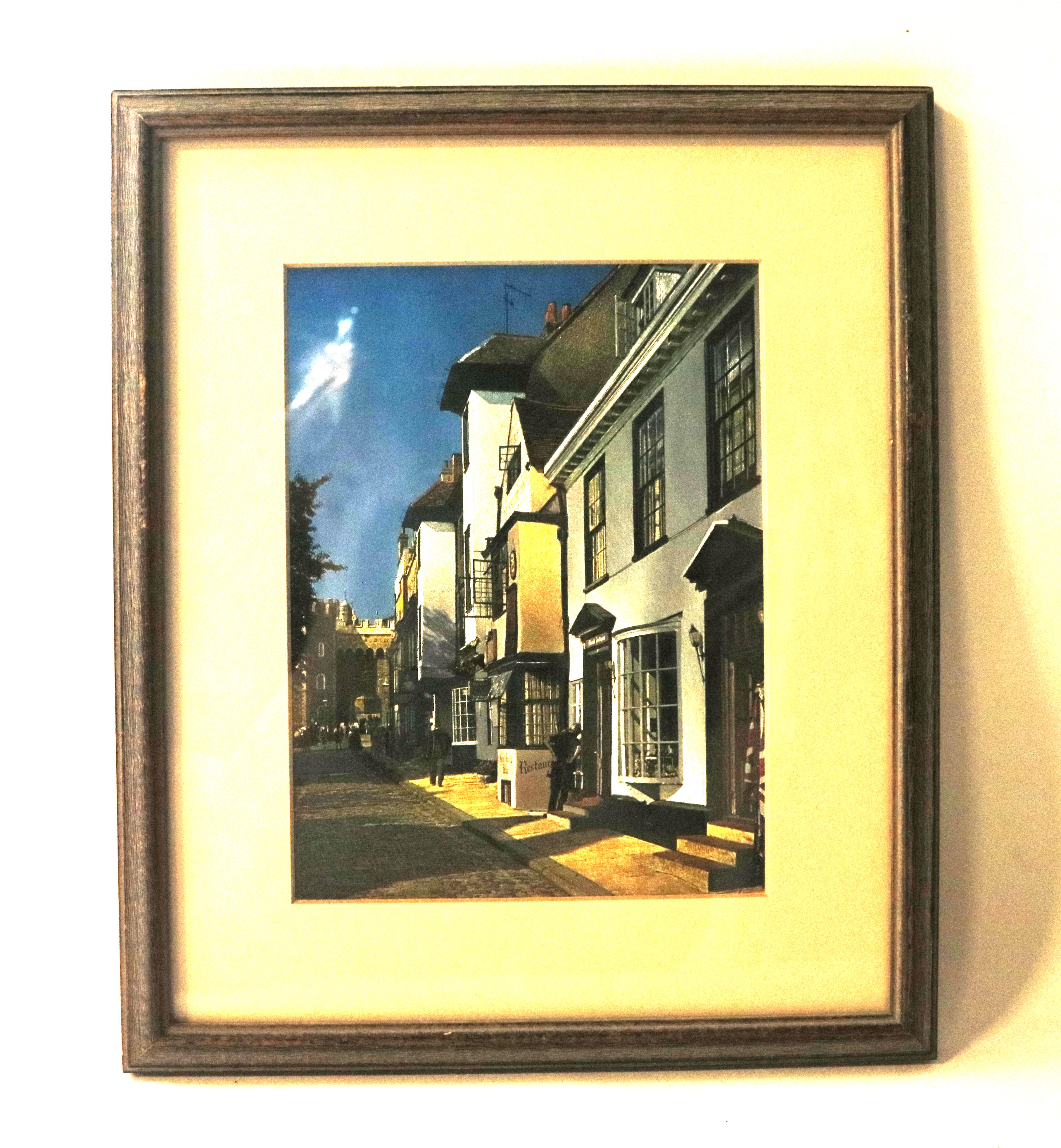 Vintage Framed City Scene Photographs
