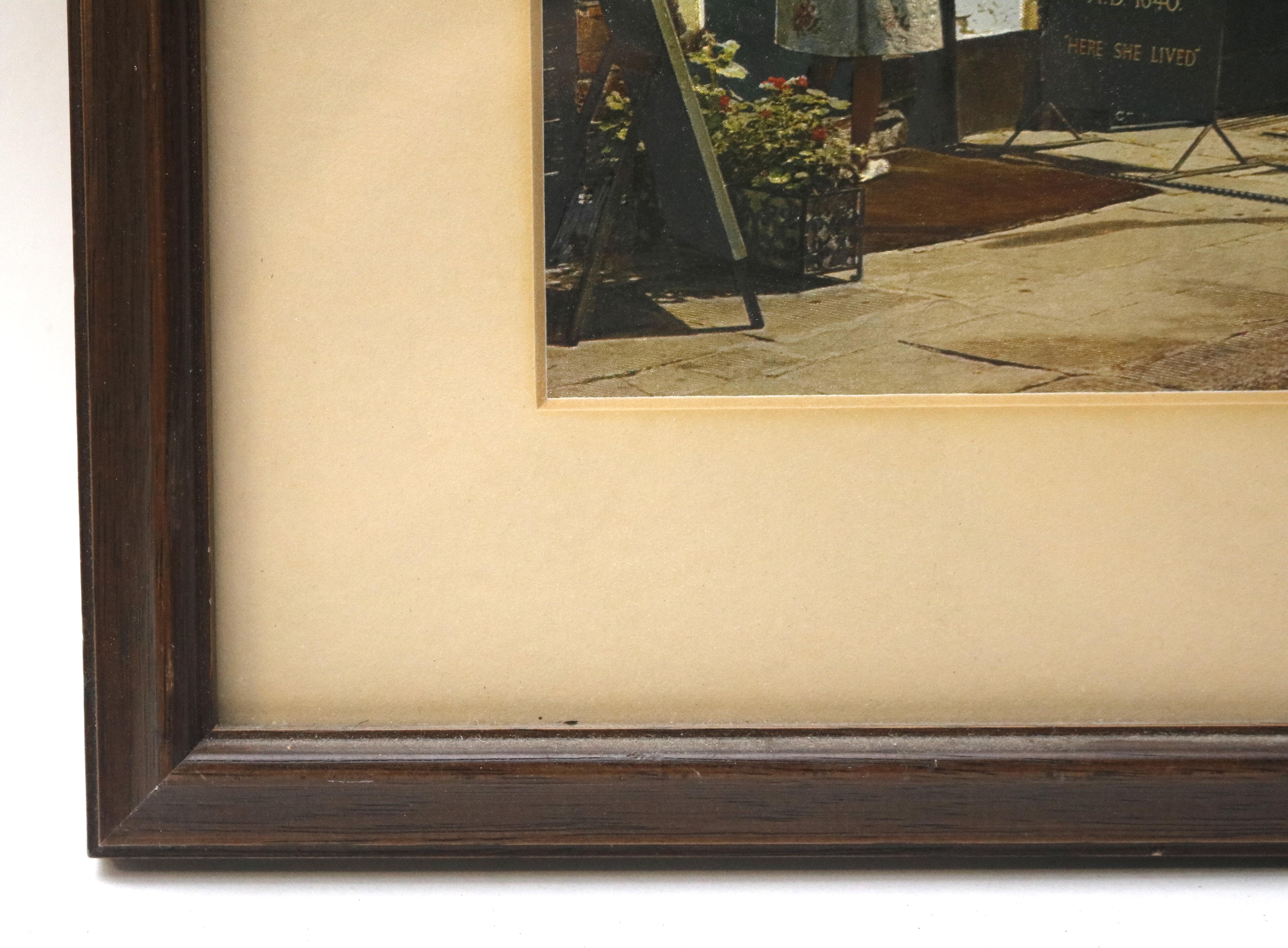 Vintage Framed City Scene Photographs