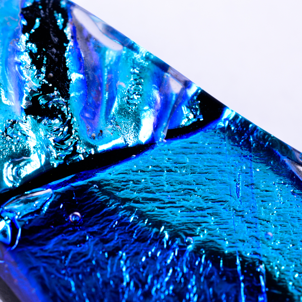 Sterling and Art Glass Necklace and Ring by Terika Blake