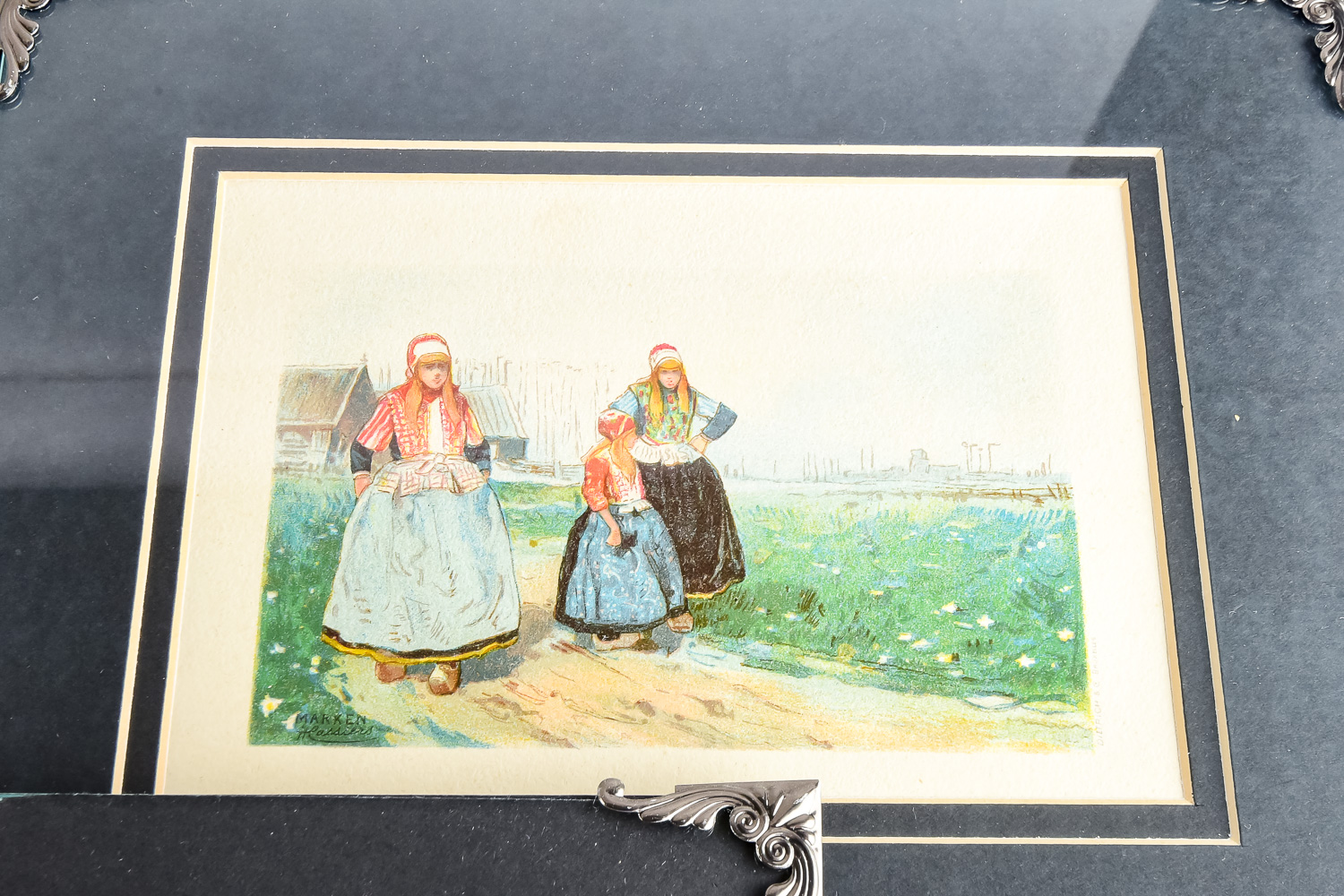 Collection of Vintage Framed H. Kassiers Prints