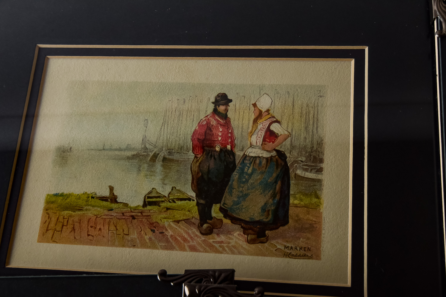 Collection of Vintage Framed H. Kassiers Prints