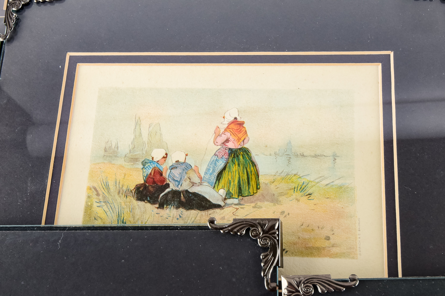 Collection of Vintage Framed H. Kassiers Prints