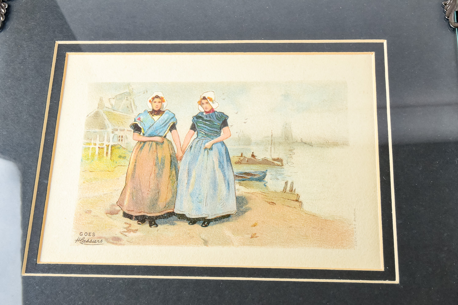 Collection of Vintage Framed H. Kassiers Prints