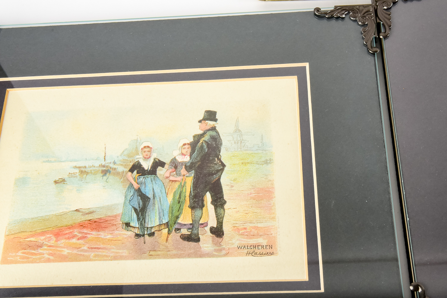 Collection of Vintage Framed H. Kassiers Prints