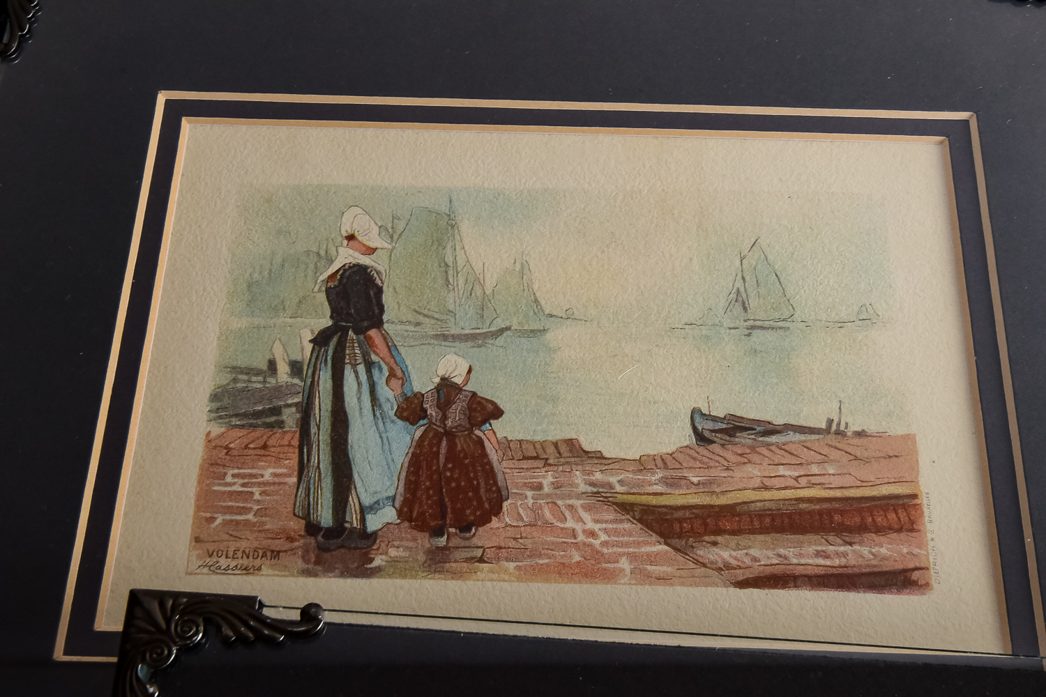 Collection of Vintage Framed H. Kassiers Prints