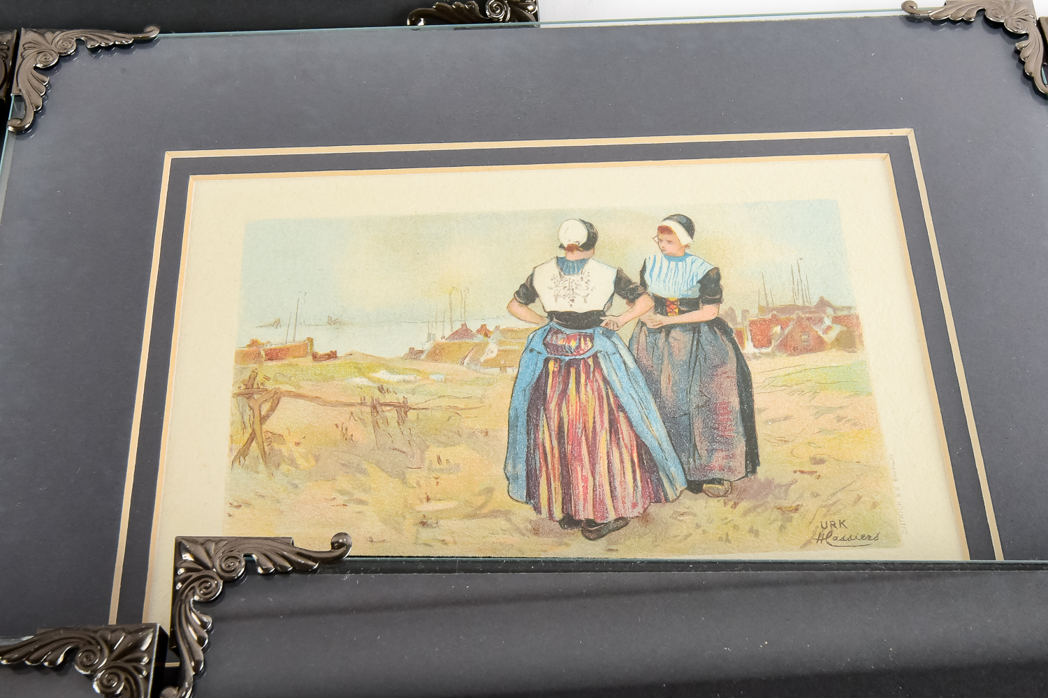Collection of Vintage Framed H. Kassiers Prints