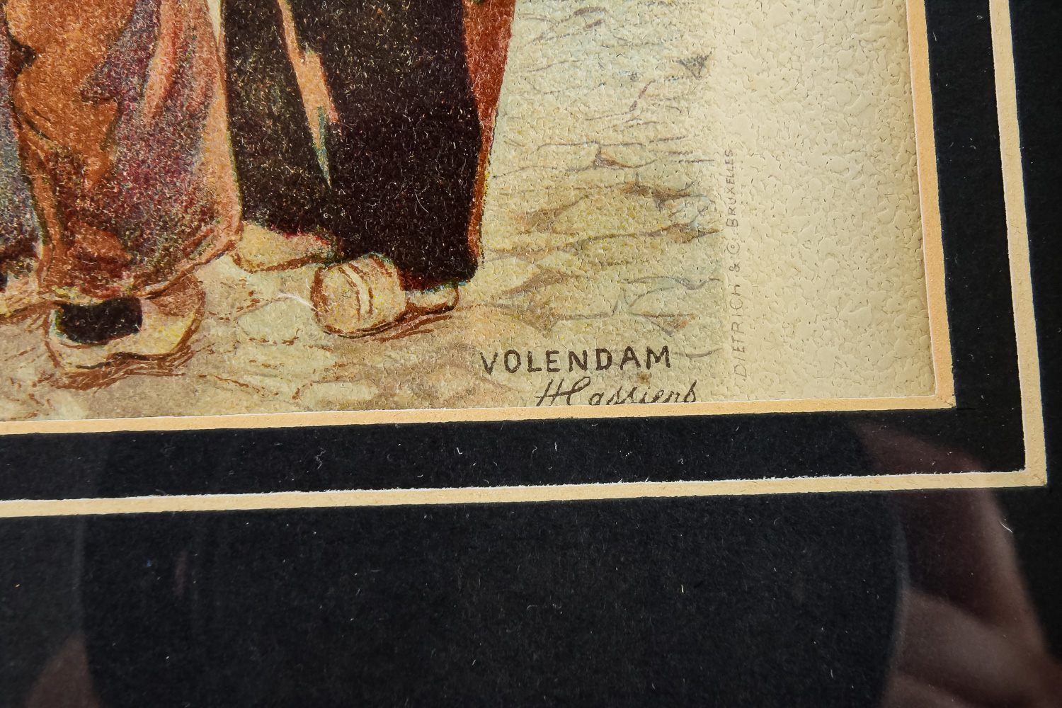 Collection of Vintage Framed H. Kassiers Prints