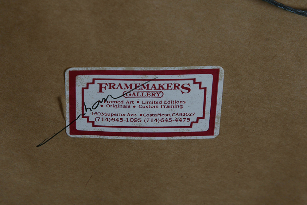 Framed Vintage Stitch and Embroidery Sampler