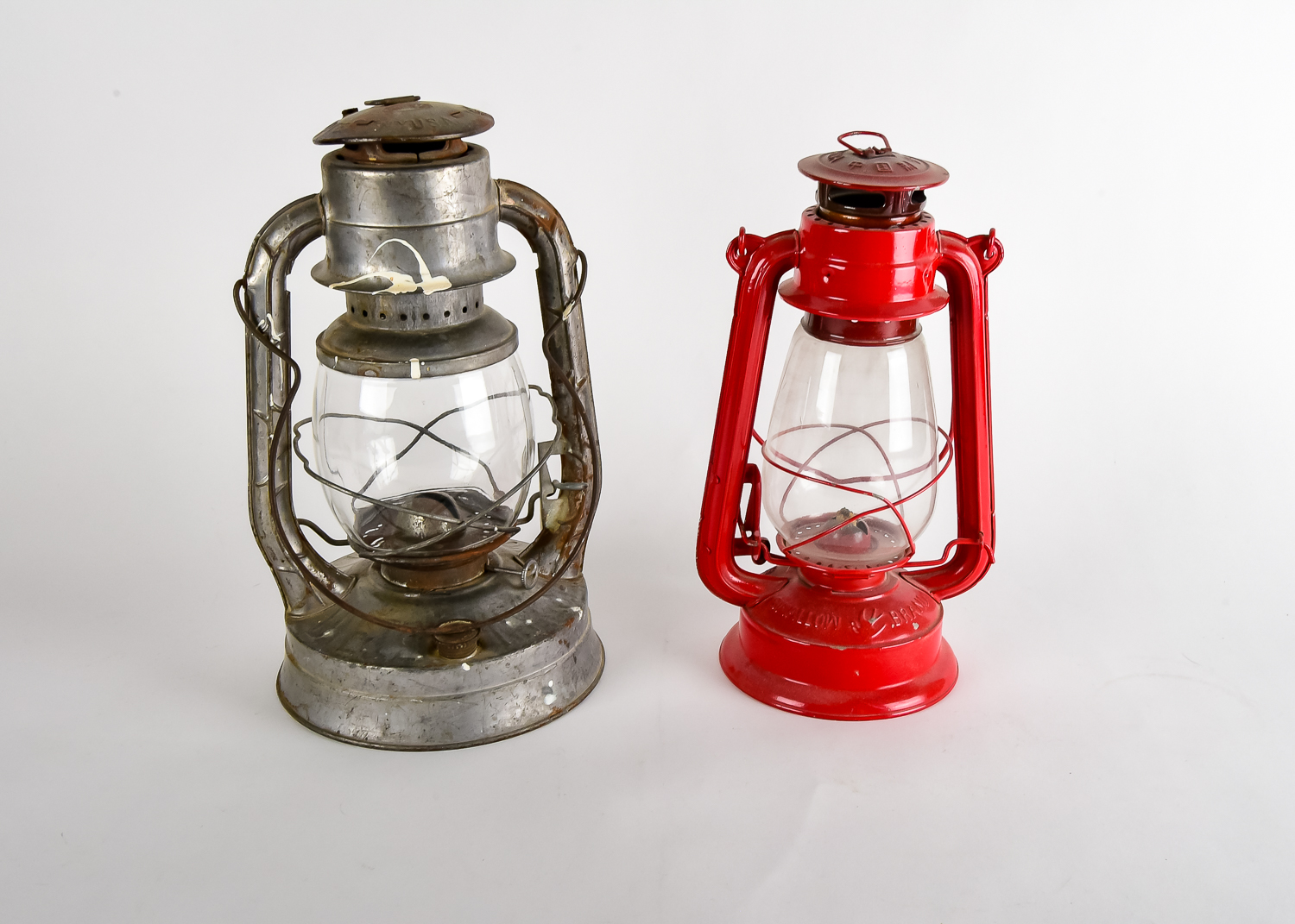 Pair of Vintage Oil Lanterns
