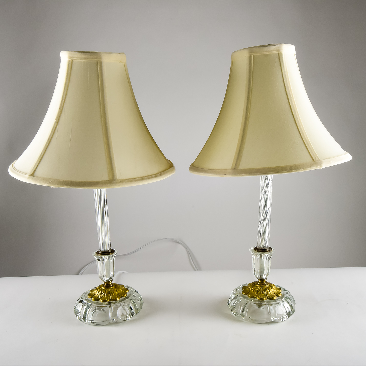 Pair of Vintage Boudoir Lamps