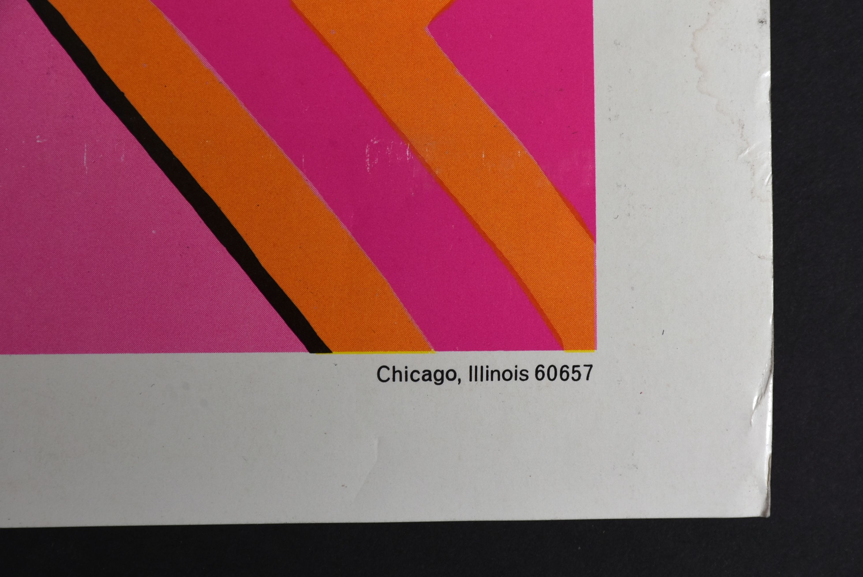 Vintage 1960s Psychedelic Couple Poster