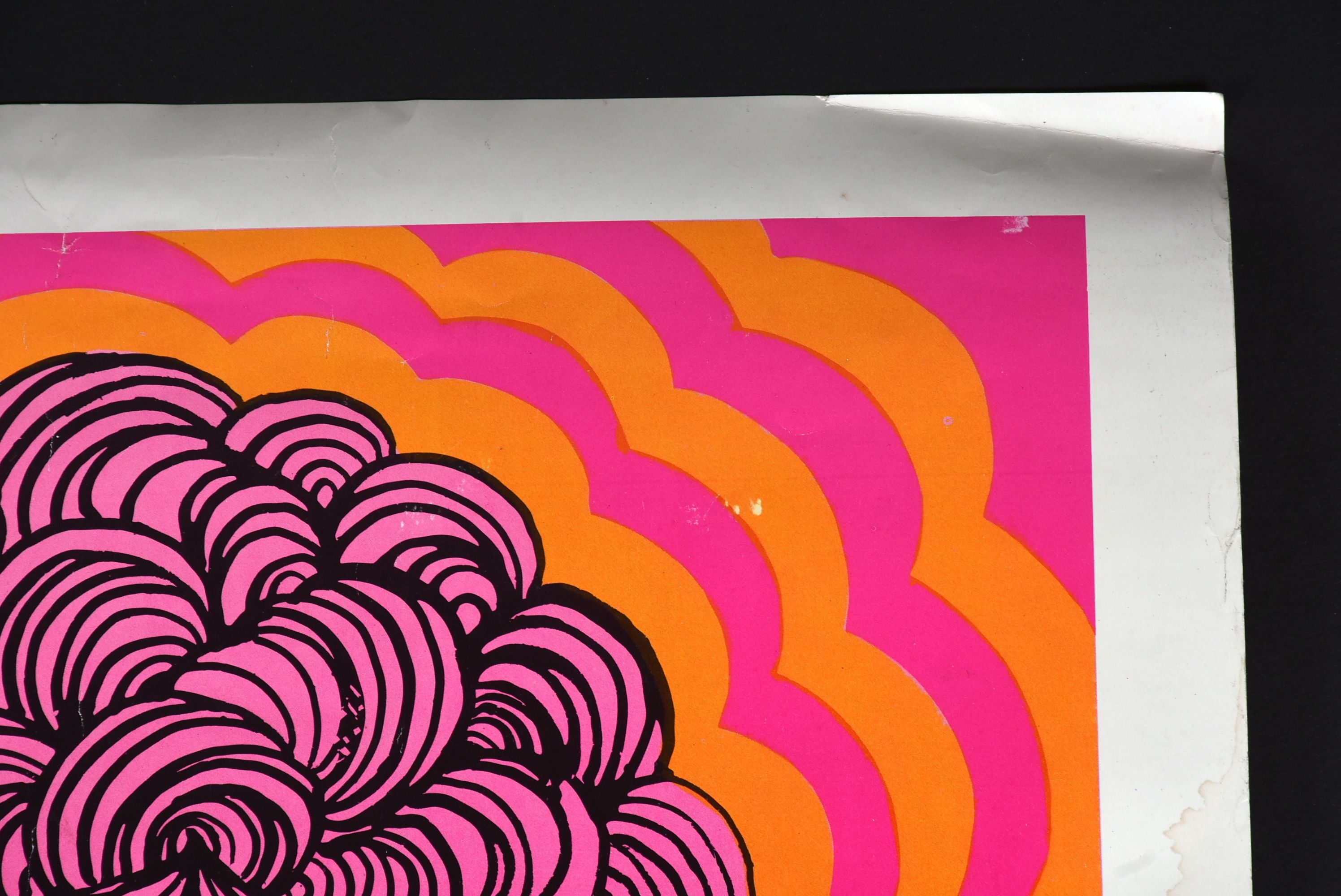 Vintage 1960s Psychedelic Couple Poster