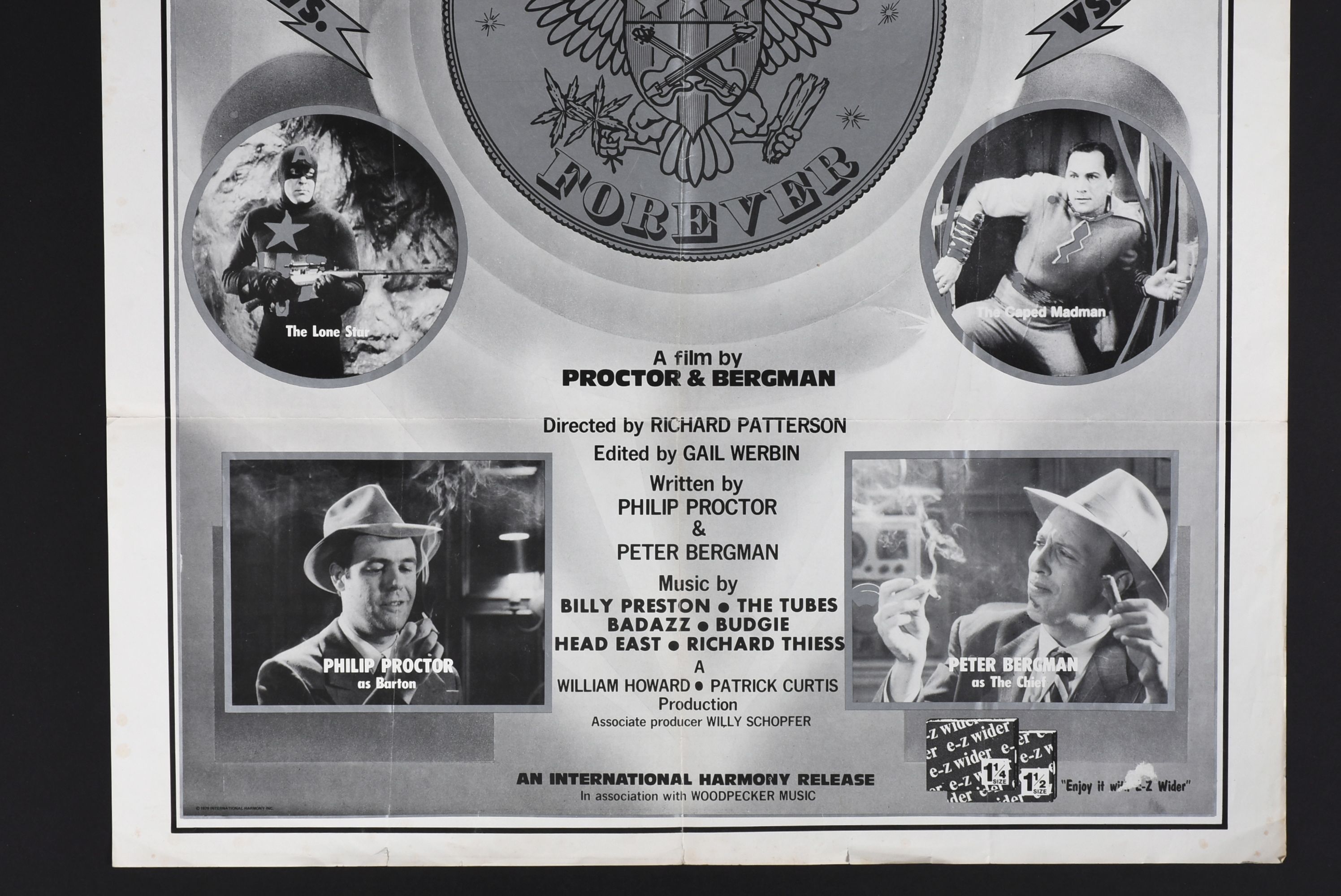 Vintage 1979 "J-Men Forever" Movie Poster