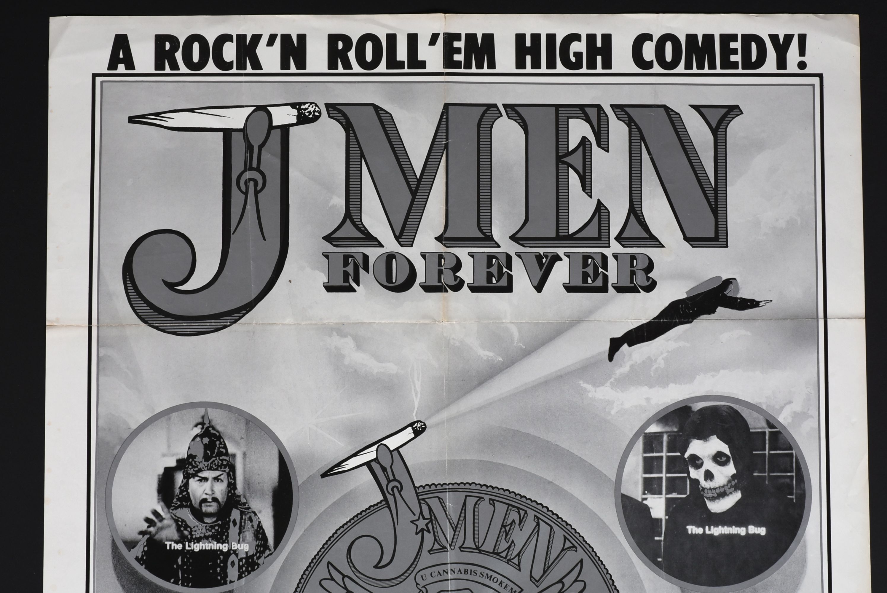 Vintage 1979 "J-Men Forever" Movie Poster