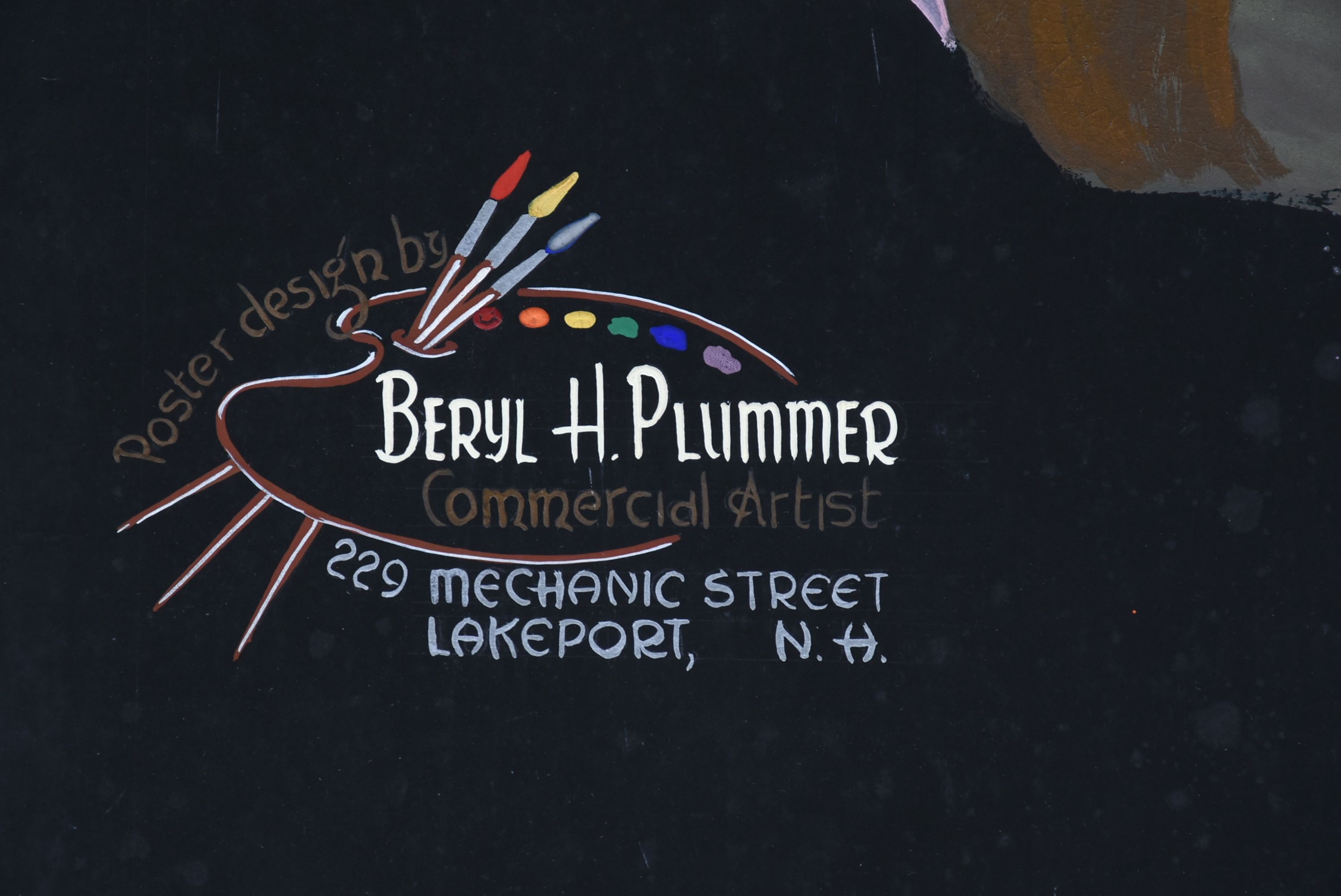 Vintage 1950s Hand-Painted Movie Poster "David and Bathsheba"