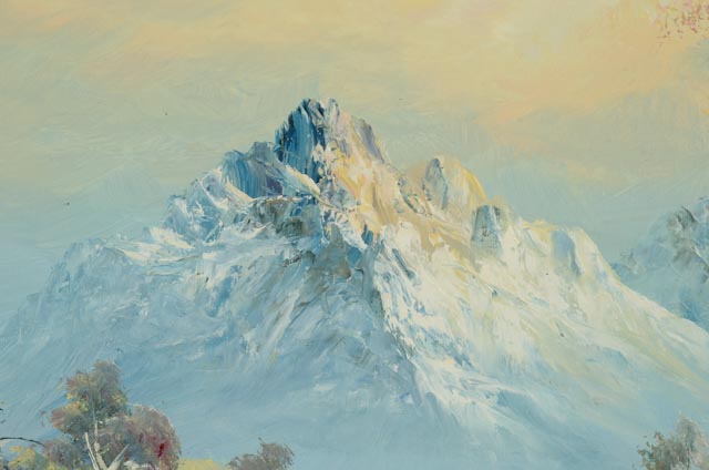 L. Harding Original Oil on Canvas Landscape