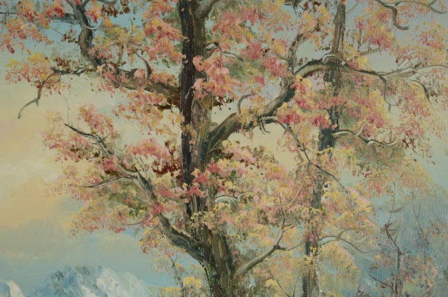 L. Harding Original Oil on Canvas Landscape