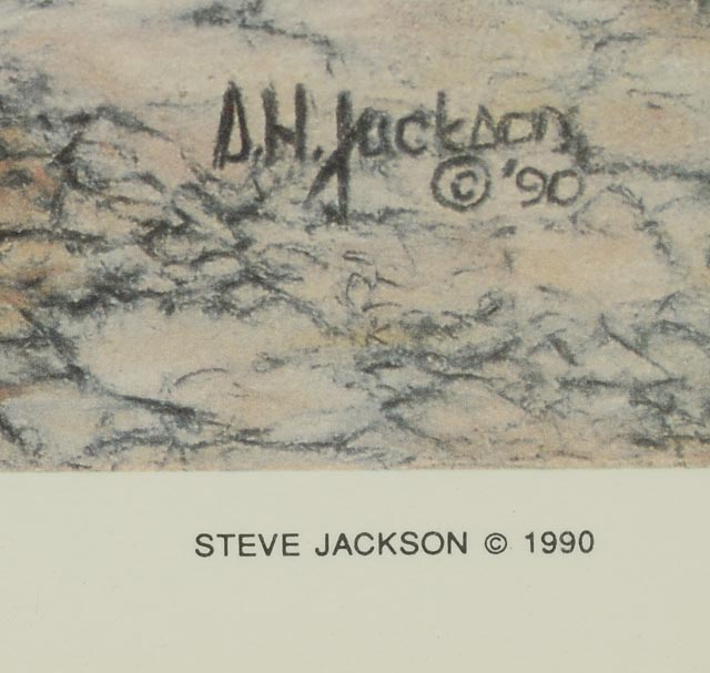 Steve Jackson Signed LE Offset Lithograph "The Return - Red Wolf"