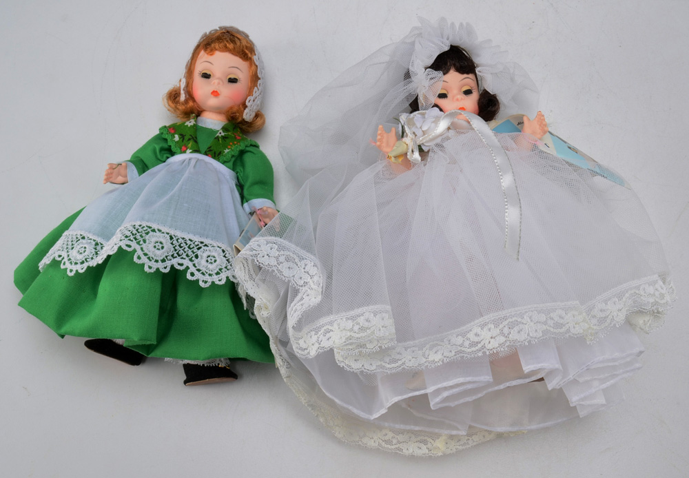 Collection of Seven Madame Alexander Dolls Including "The Enchanted Doll"