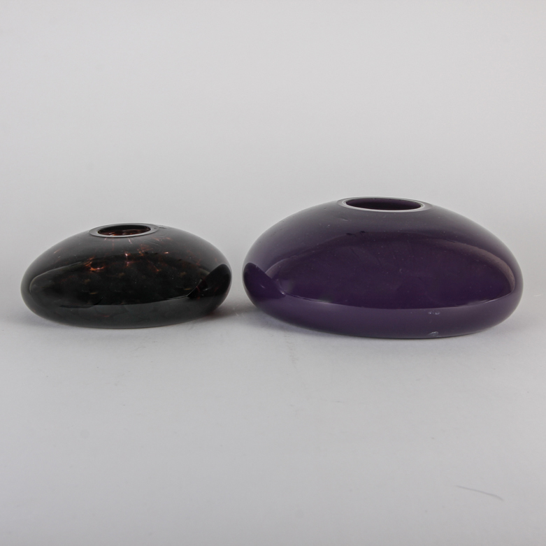 Laslo for Mikasa Glass Vases