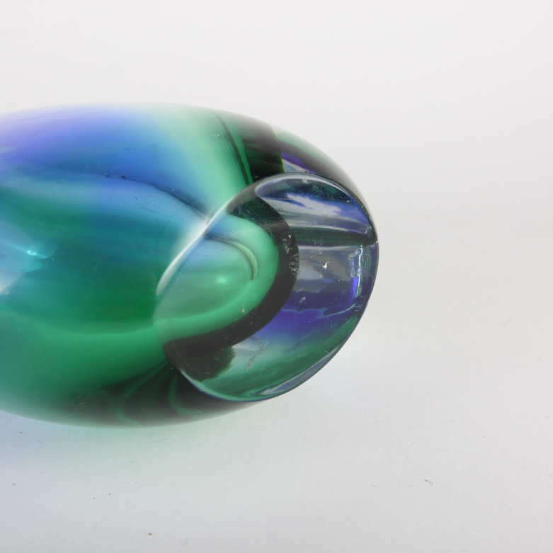 Pair of Teardrop Glass Vases