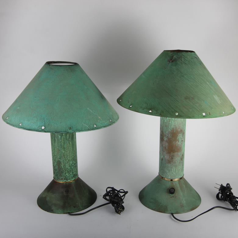 Pair of Ron Rezek Table Lamps