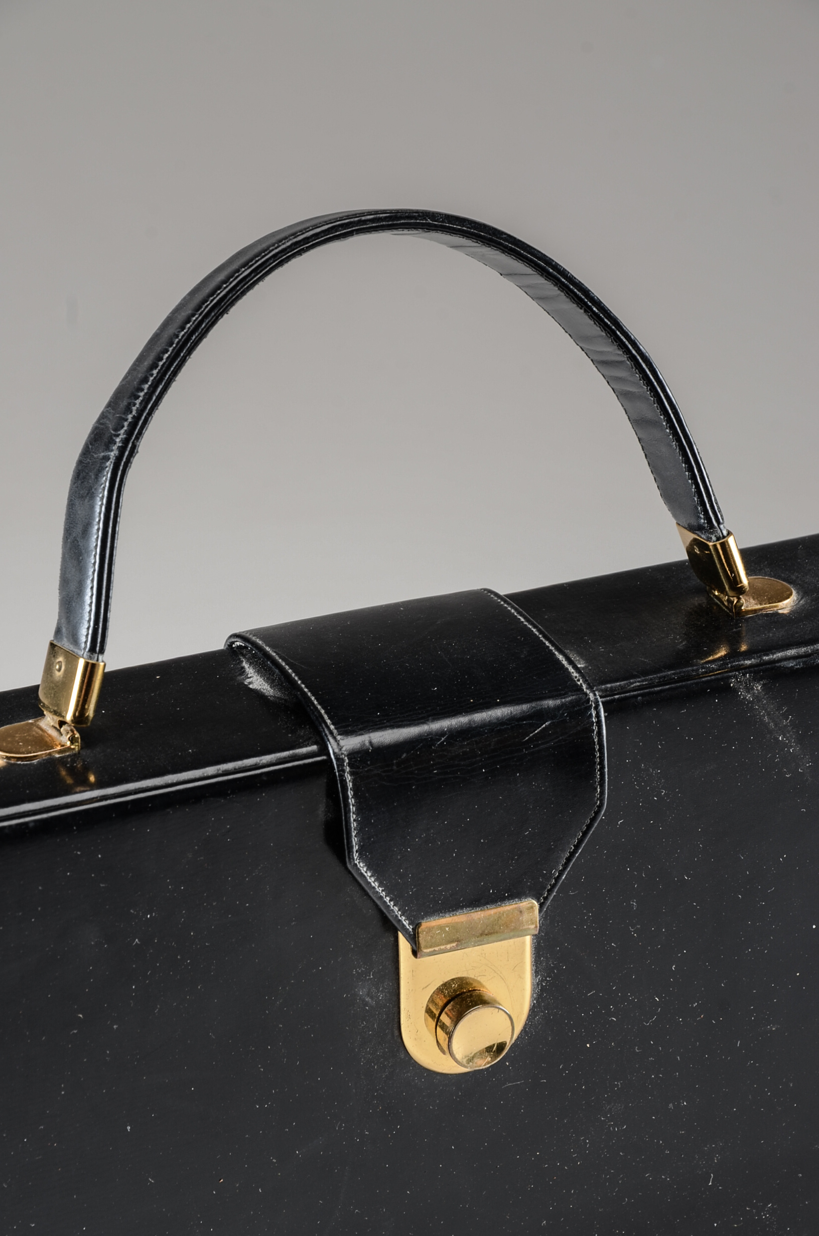 Four Vintage Handbags Including an Antinori Italian Designer Petit Point Black Velvet Purse