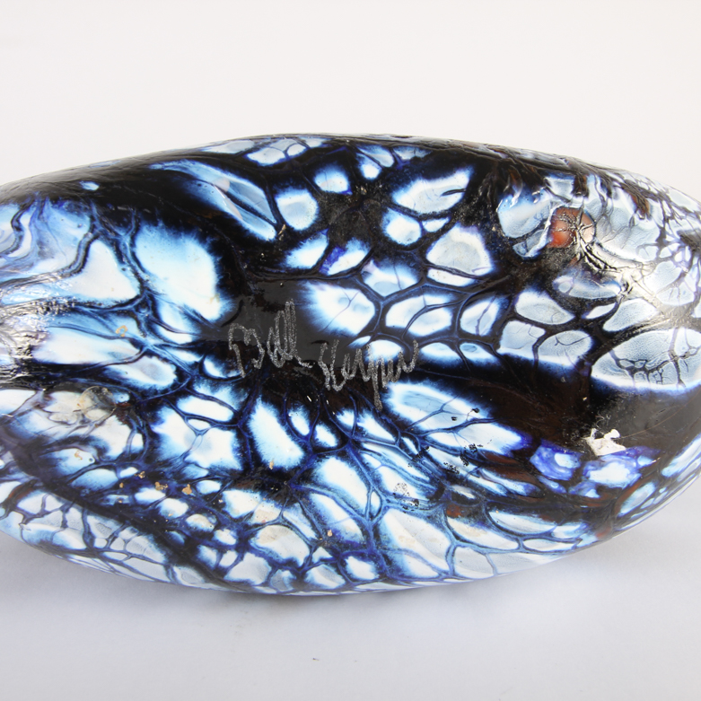 Signed Bill Kasper Glass Vase