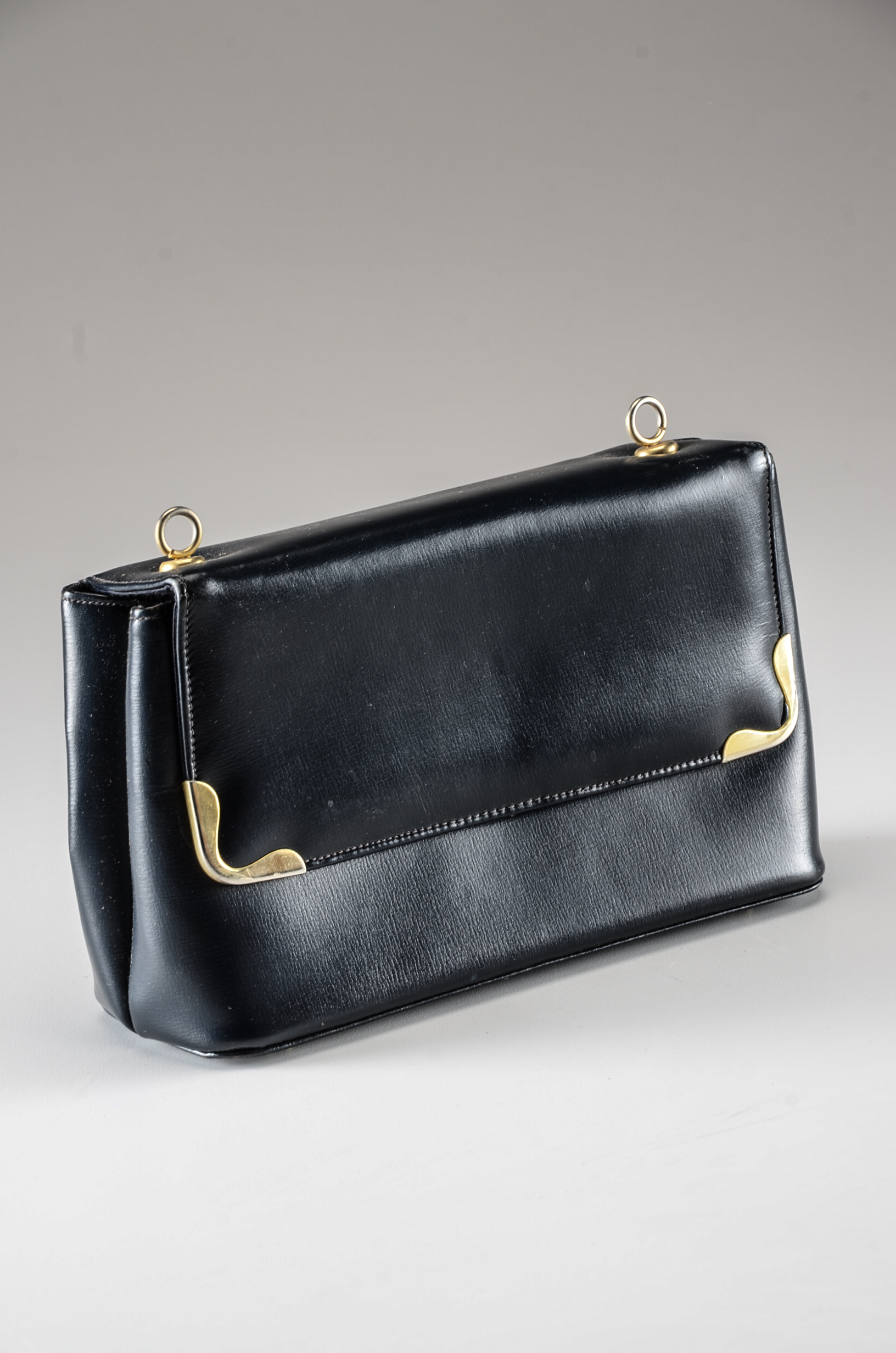 Four Vintage Handbags Including an Antinori Italian Designer Petit Point Black Velvet Purse