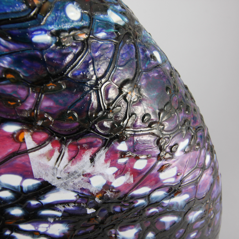 Signed Bill Kasper Glass Vase