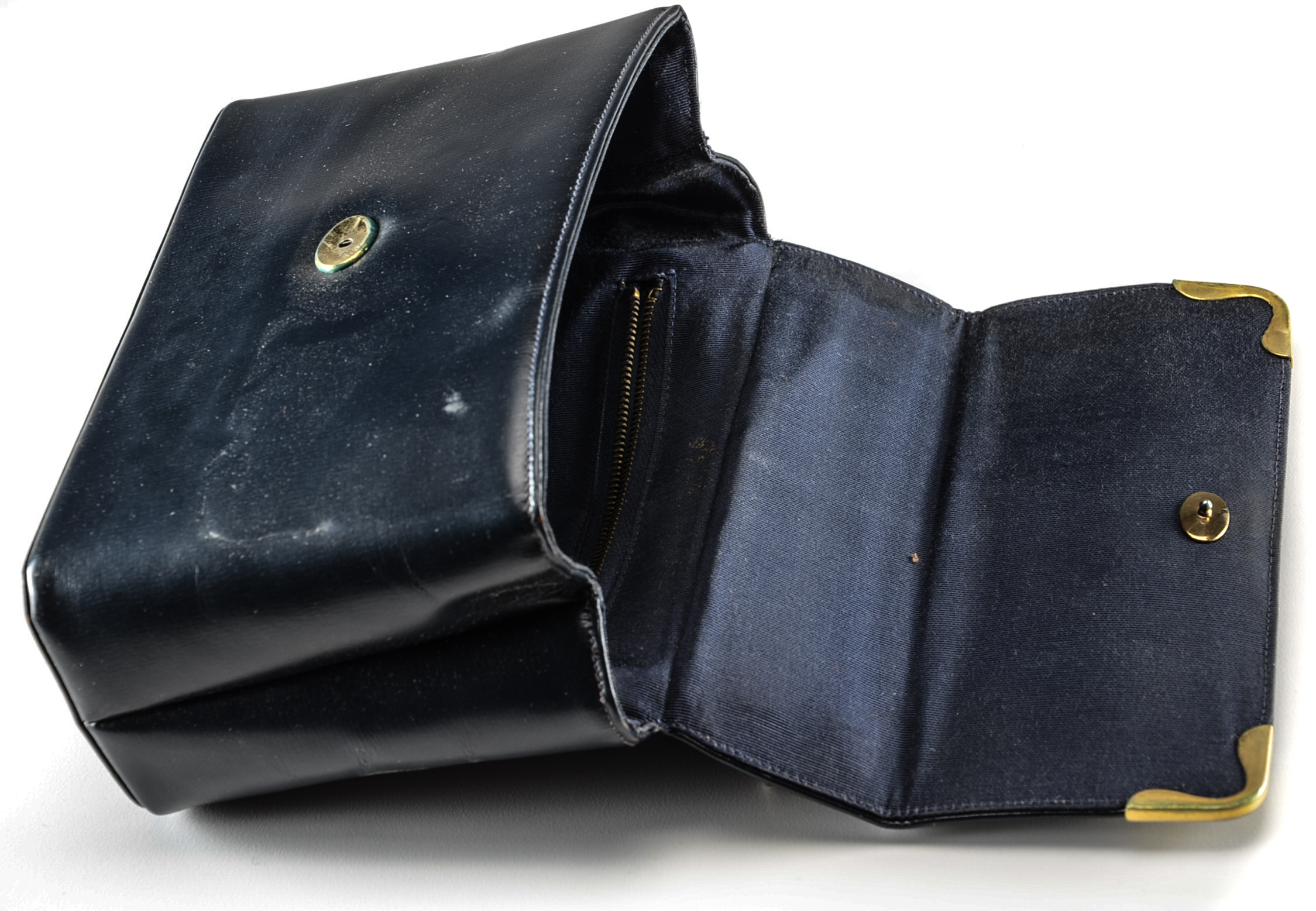 Four Vintage Handbags Including an Antinori Italian Designer Petit Point Black Velvet Purse