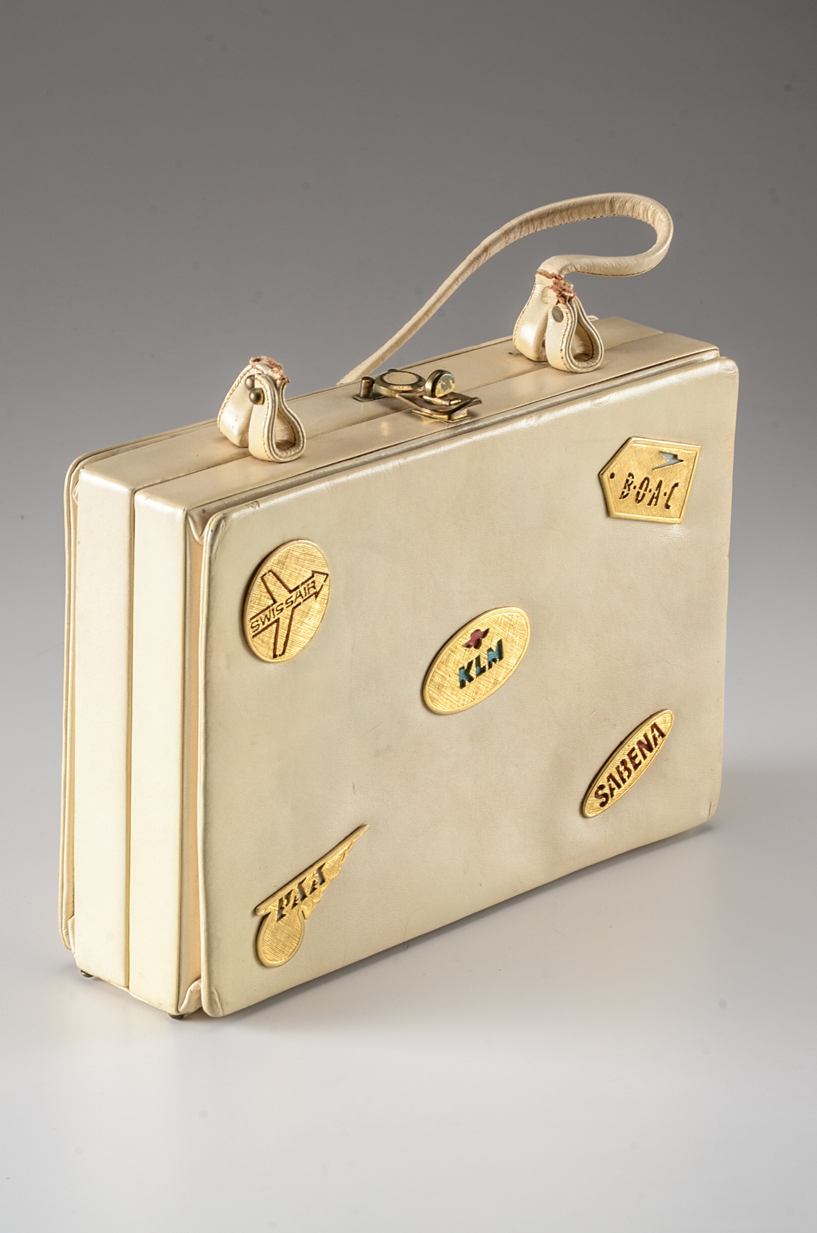 Four Vintage Handbags Including an Antinori Italian Designer Petit Point Black Velvet Purse