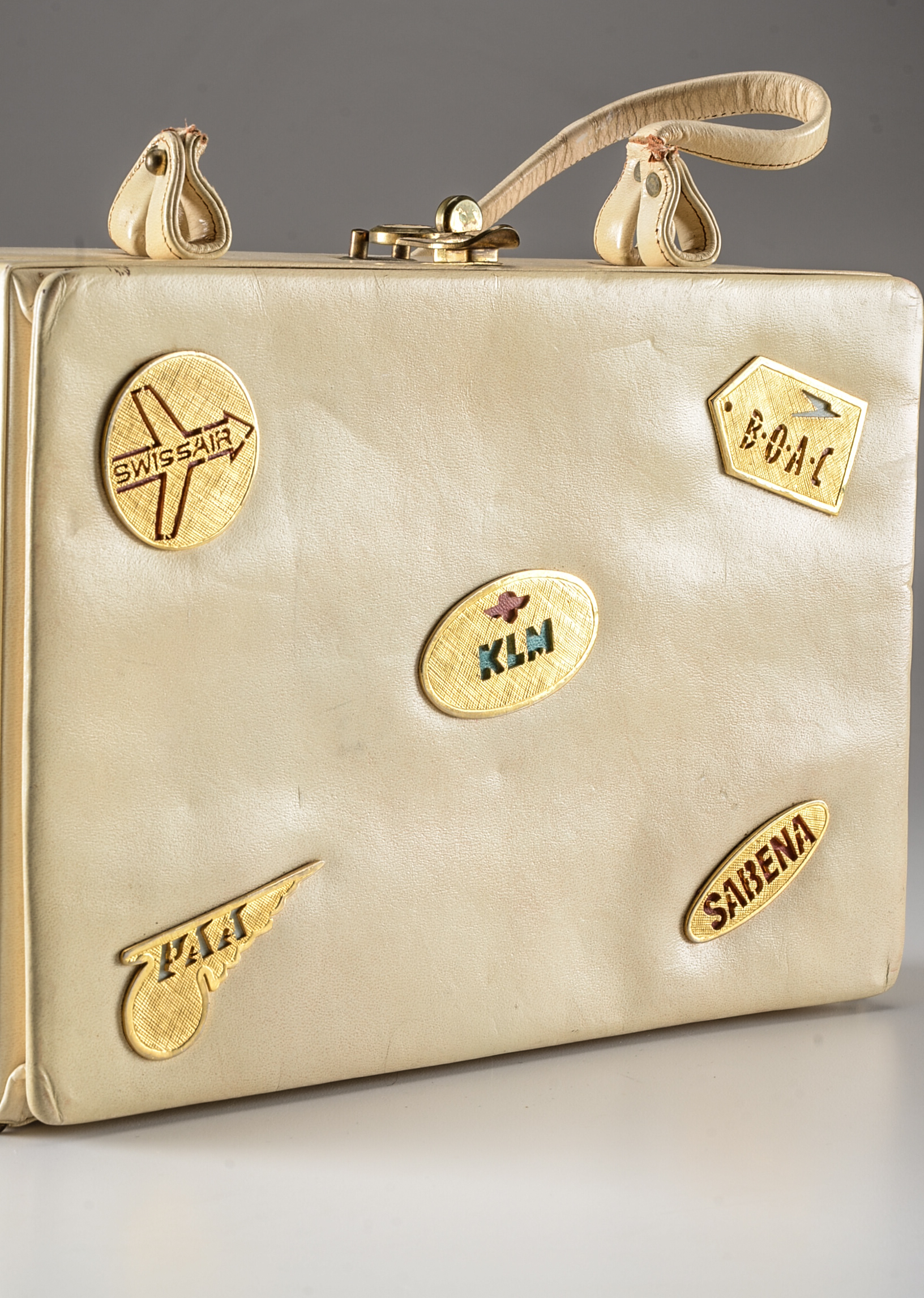 Four Vintage Handbags Including an Antinori Italian Designer Petit Point Black Velvet Purse