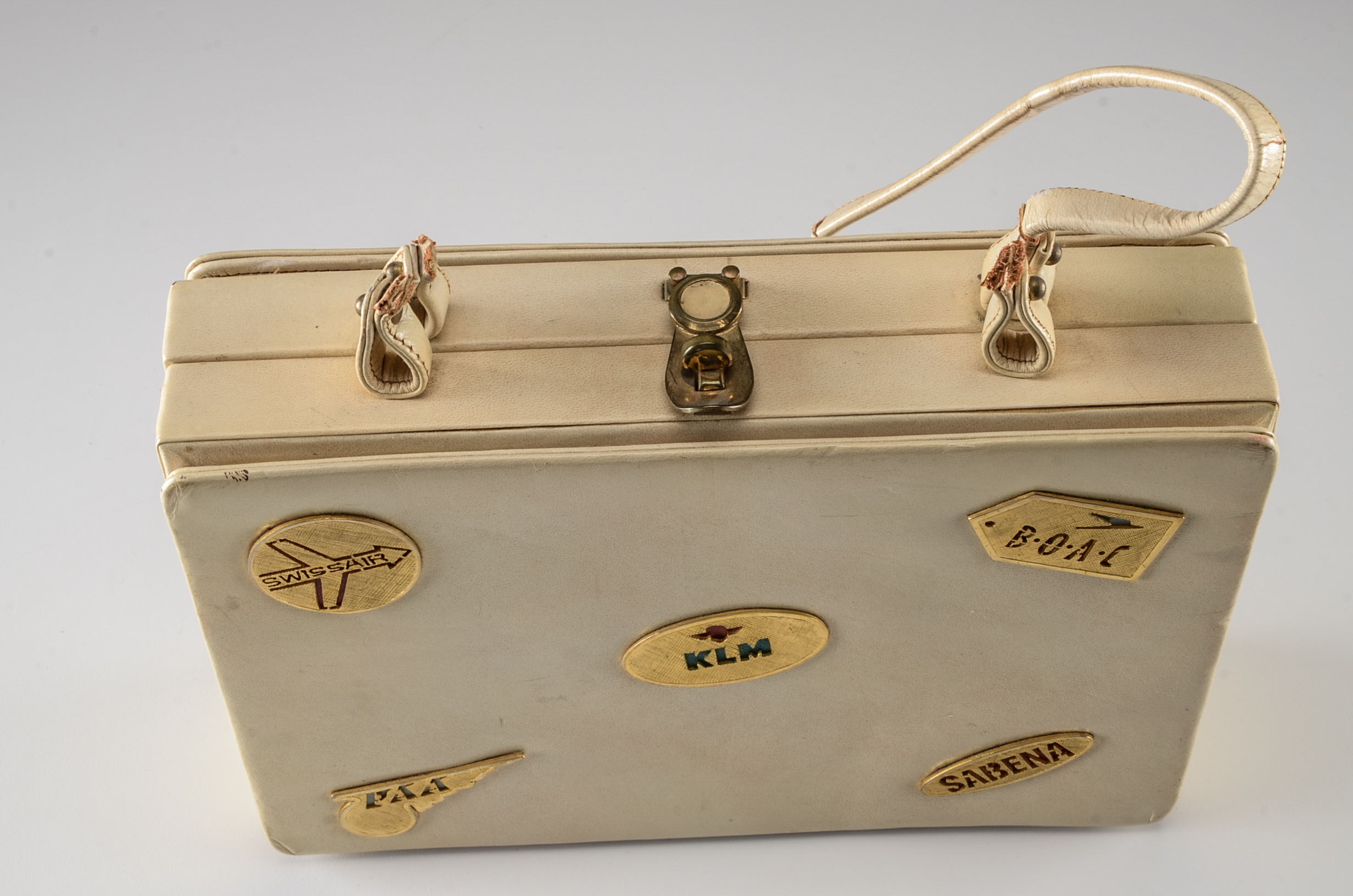 Four Vintage Handbags Including an Antinori Italian Designer Petit Point Black Velvet Purse