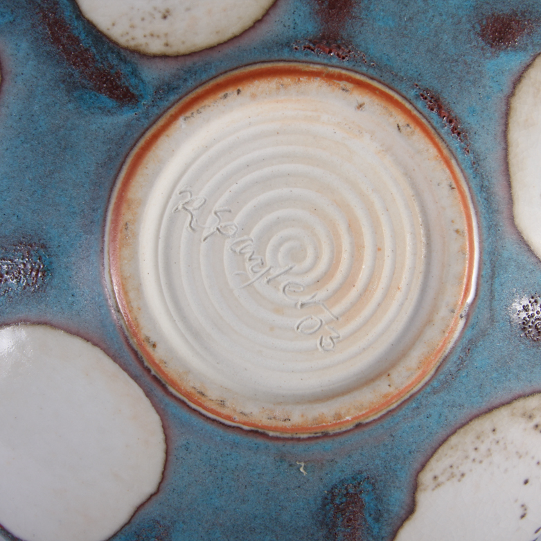 Pair of Artist Signed Ceramic Vases