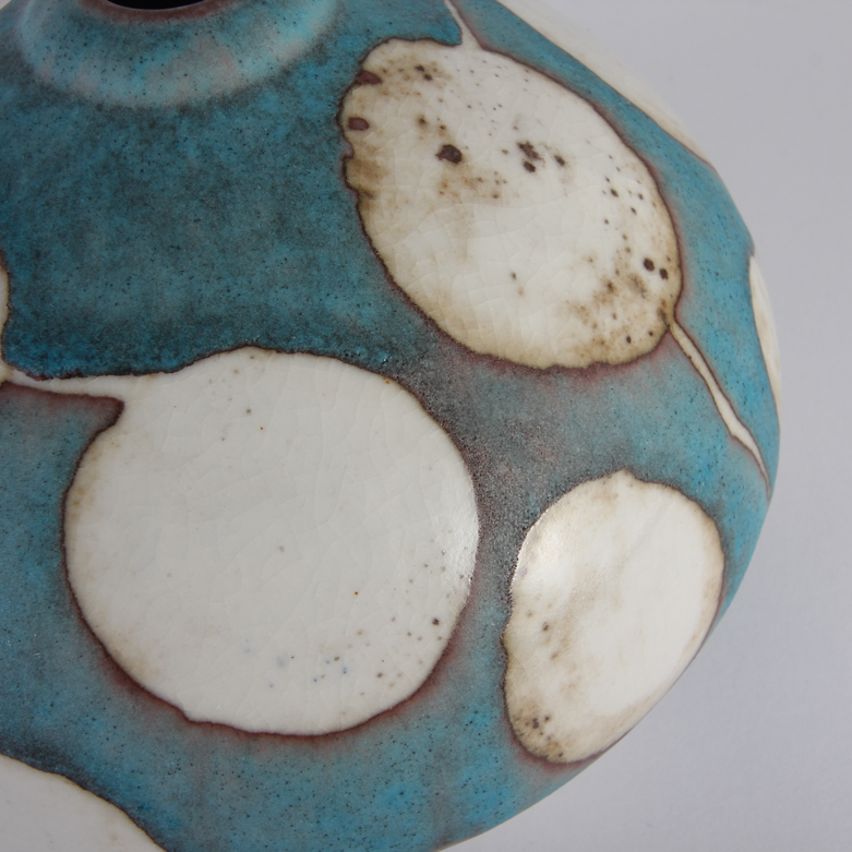 Pair of Artist Signed Ceramic Vases