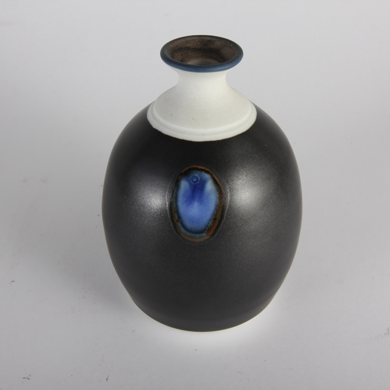 Pair of Artist Signed Ceramic Vases