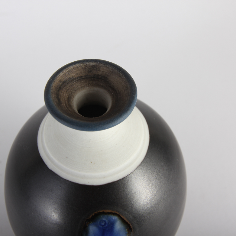 Pair of Artist Signed Ceramic Vases